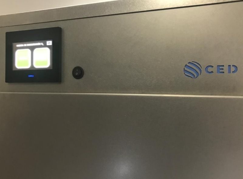 Cabina de desinfección de ozono